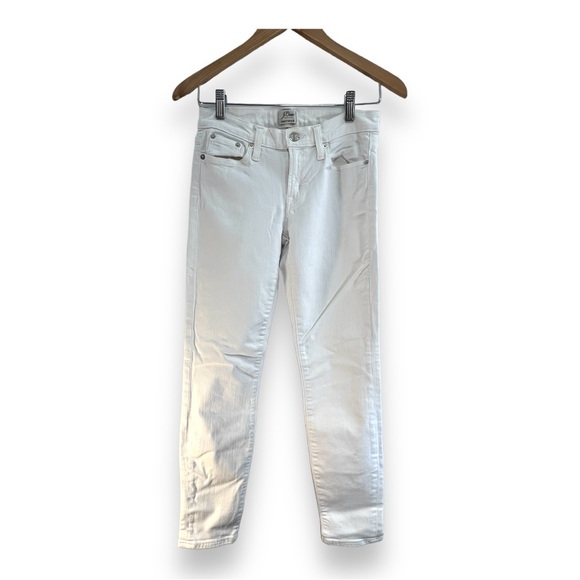 J CREW white skinny TOOTHPICK jeans size 25 - Picture 1 of 8